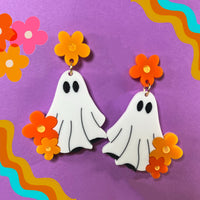 Groovy Ghost Earrings