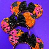 Pink Halloween Mouse Ears