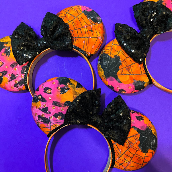 Pink Halloween Mouse Ears