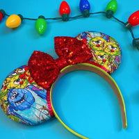 Monsters Inc. Christmas Ears | Mike & Sully | Pixar Mickey Ears | Christmas Mickey Ears